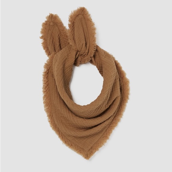 Eileen Fisher Accessories - EILEEN FISHER NWT $78 Organic Cotton Gauze Bandana in Chestnut Tan Brown